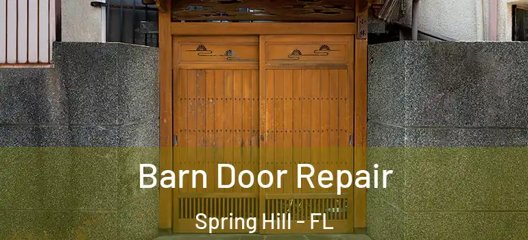  Barn Door Repair Spring Hill - FL