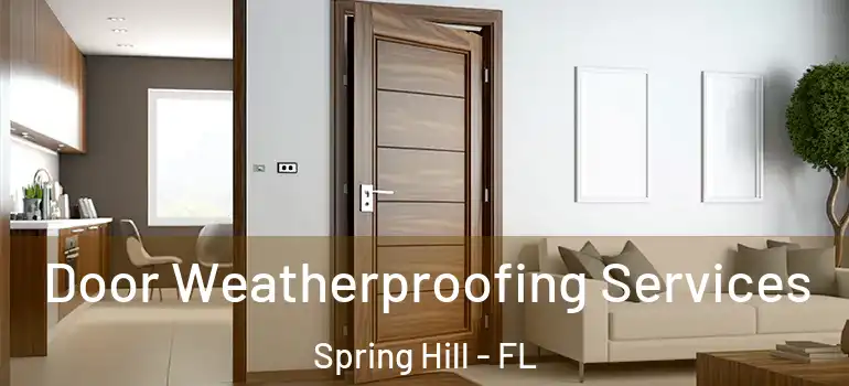 Door Weatherproofing Services Spring Hill - FL