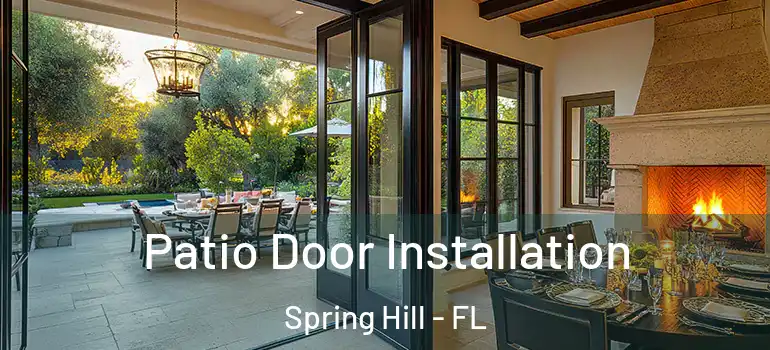 Patio Door Installation Spring Hill - FL
