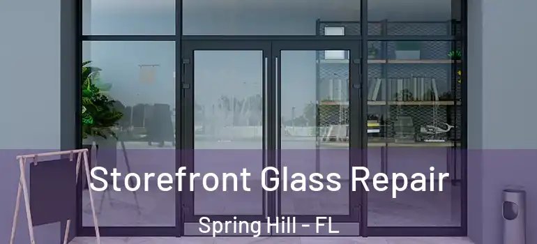 Storefront Glass Repair Spring Hill - FL