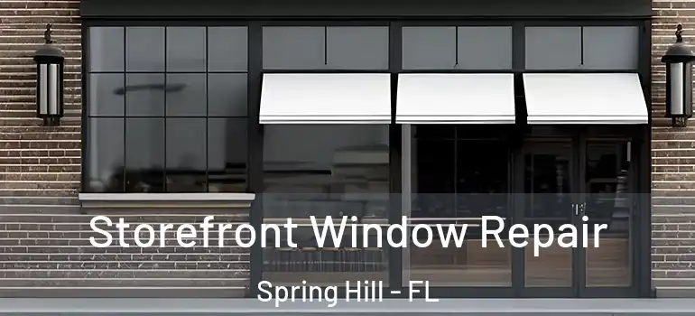 Storefront Window Repair Spring Hill - FL