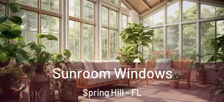 Sunroom Windows Spring Hill - FL