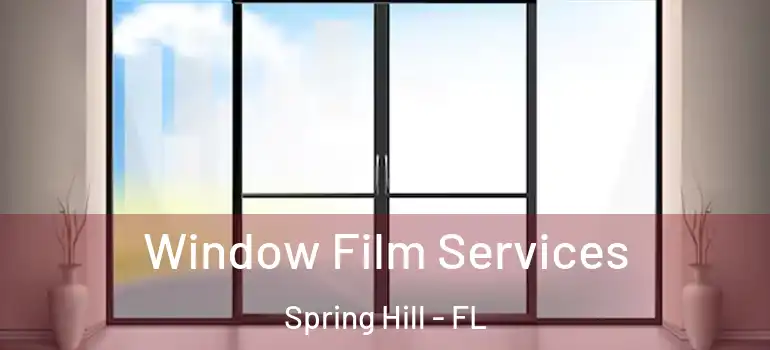 Window Film Services Spring Hill - FL