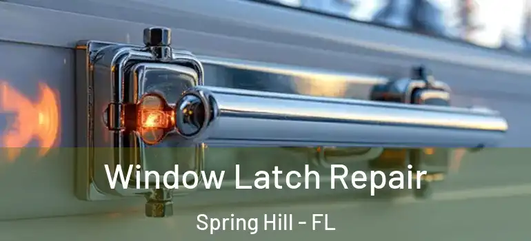  Window Latch Repair Spring Hill - FL