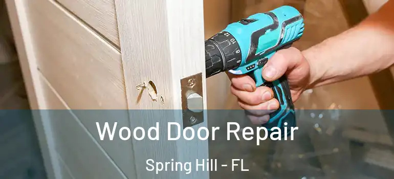 Wood Door Repair Spring Hill - FL